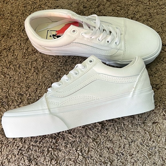 White platform vans - Picture 6 of 8